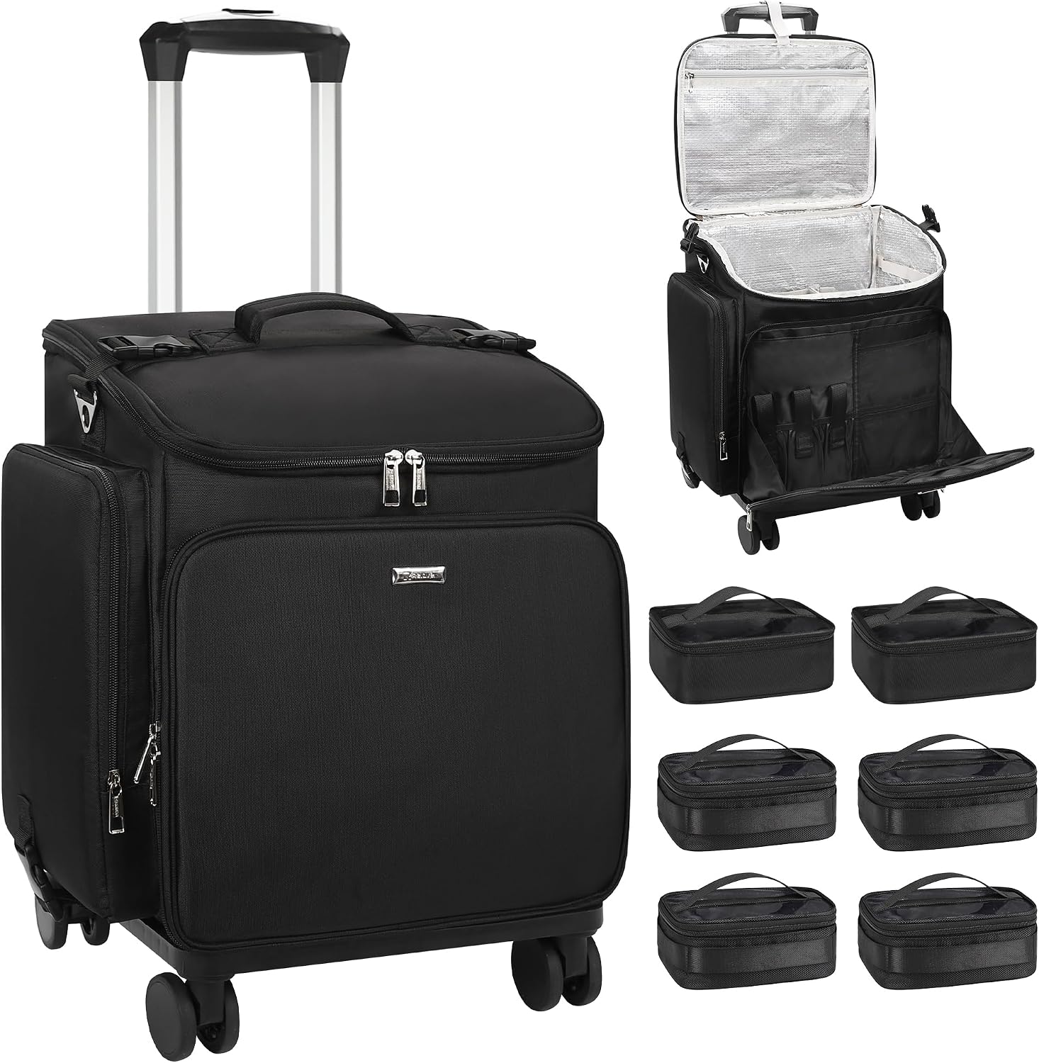 Makeup - Valigia Trucco Professionale con Ruote, Borsa