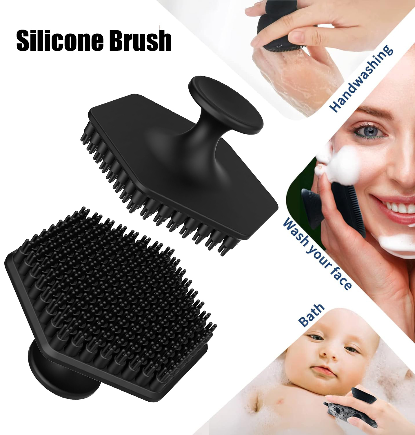 Silicone Face Scrubber Electric - Spazzola Esfoliante Viso in Silicone per