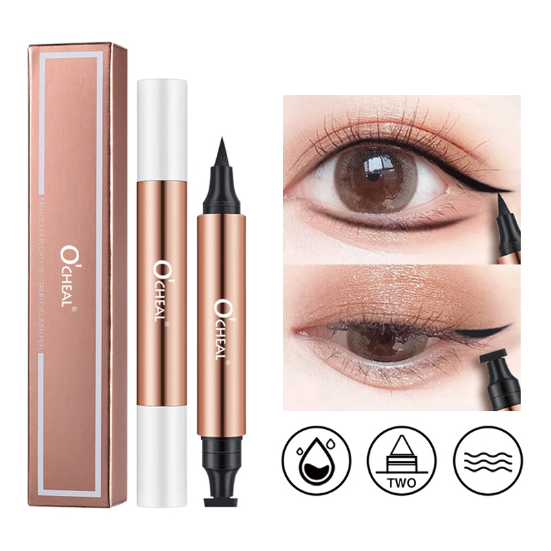 Waterproof Liquid Eyeliner Pen - O'CHEAL Timbro per eyeliner Penna per