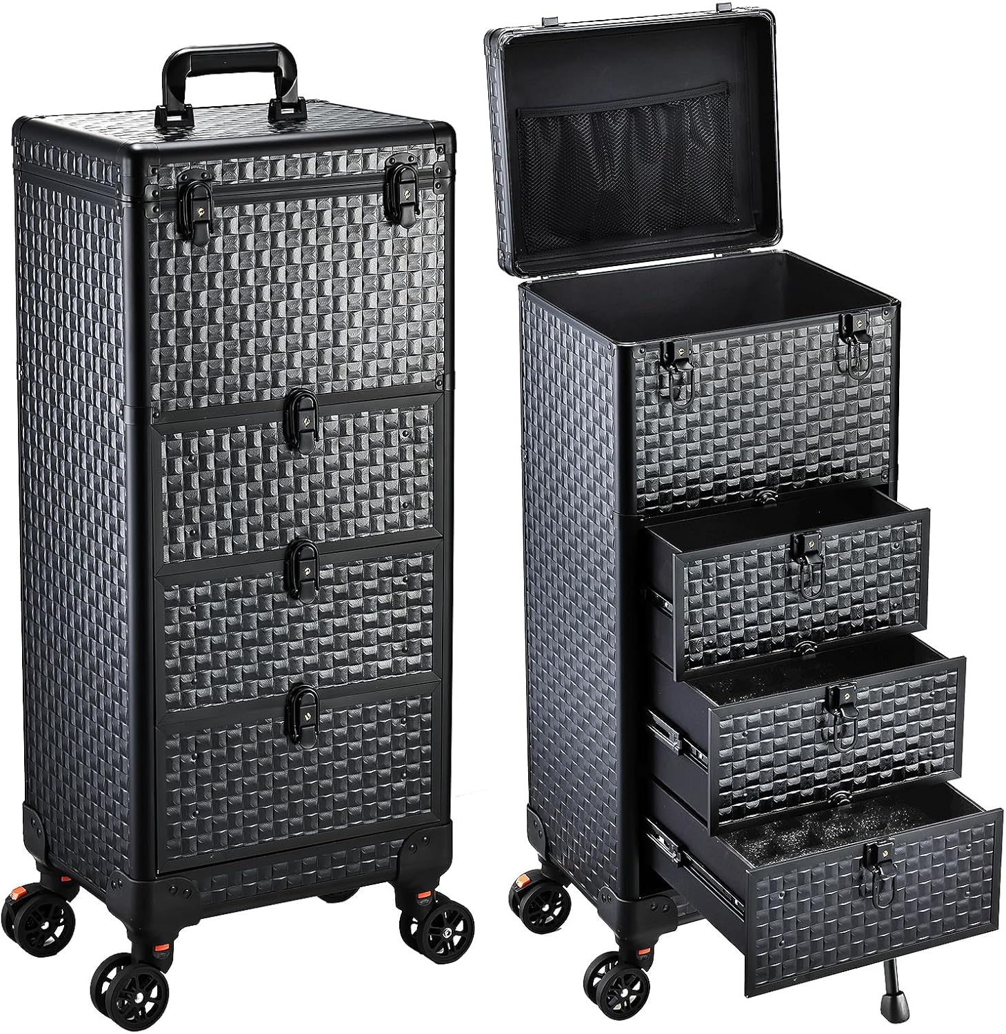 Makeup - Carrello da Salone con 3 Cassetti,