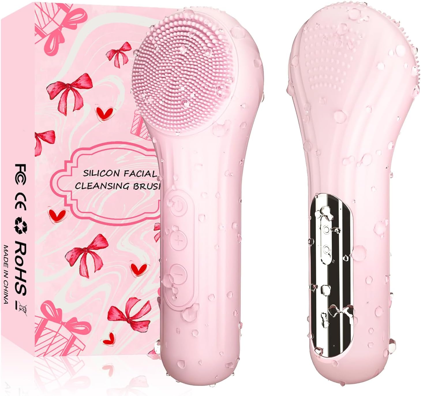 Silicone Face Scrubber Electric - Scrubber per il viso in silicone,
