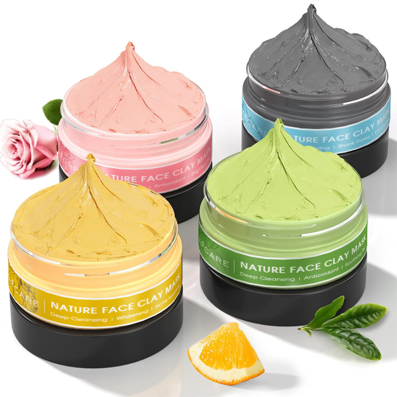 Green Tea Cleansing Clay Mask - 4 pezzi maschera per il viso