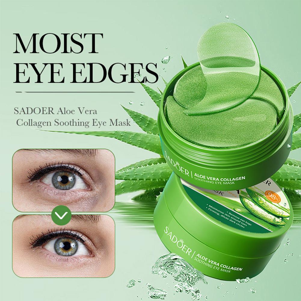 Collagen Under Eye Patches - 60 pezzi di aloe vera collagene