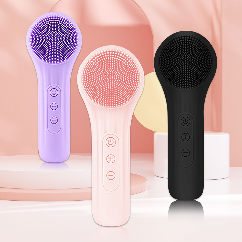 Silicone Face Scrubber Electric - Detergente per spazzole facciali in silicone
