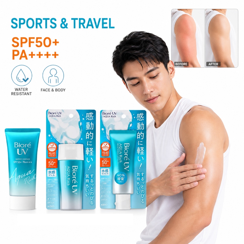 Spf 50 Waterproof Sunscreen - Crema Solare Impermeabile Birou SPF50+ PA++++