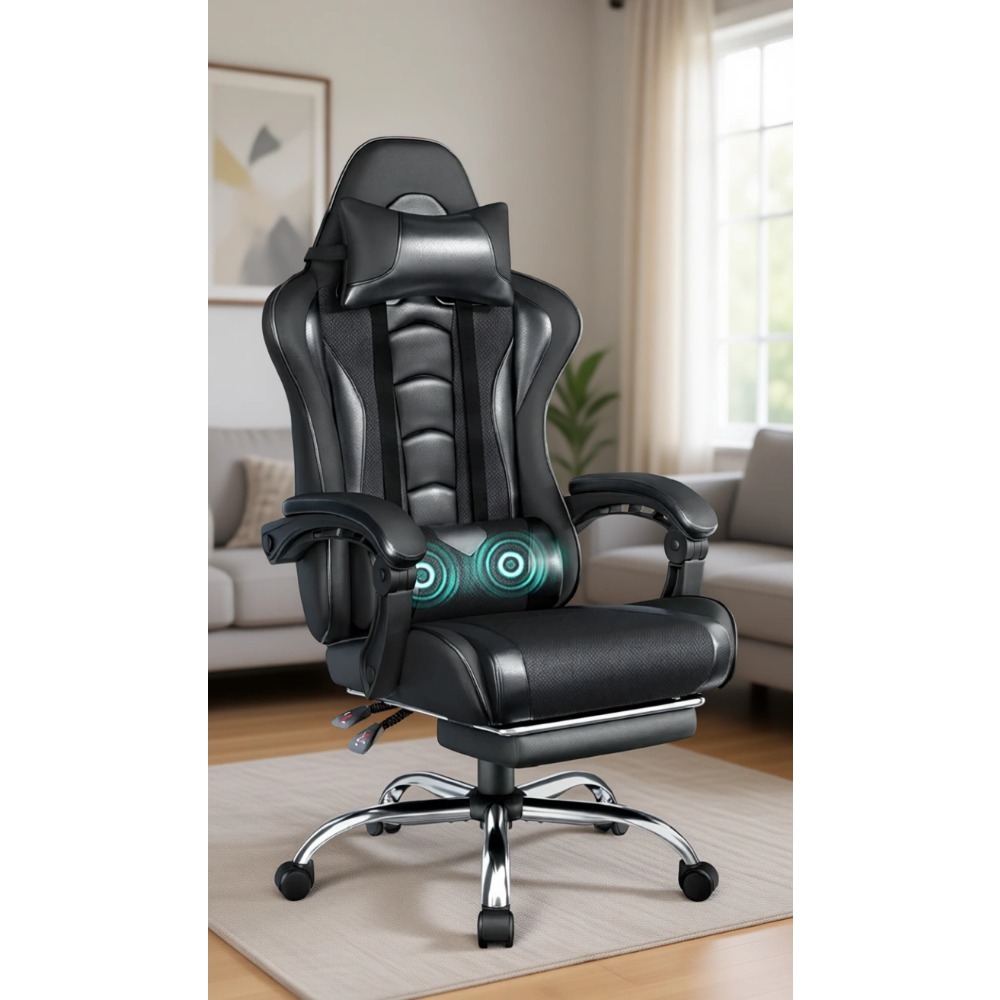 Massage - Comoda Sedia da Gaming in Pelle