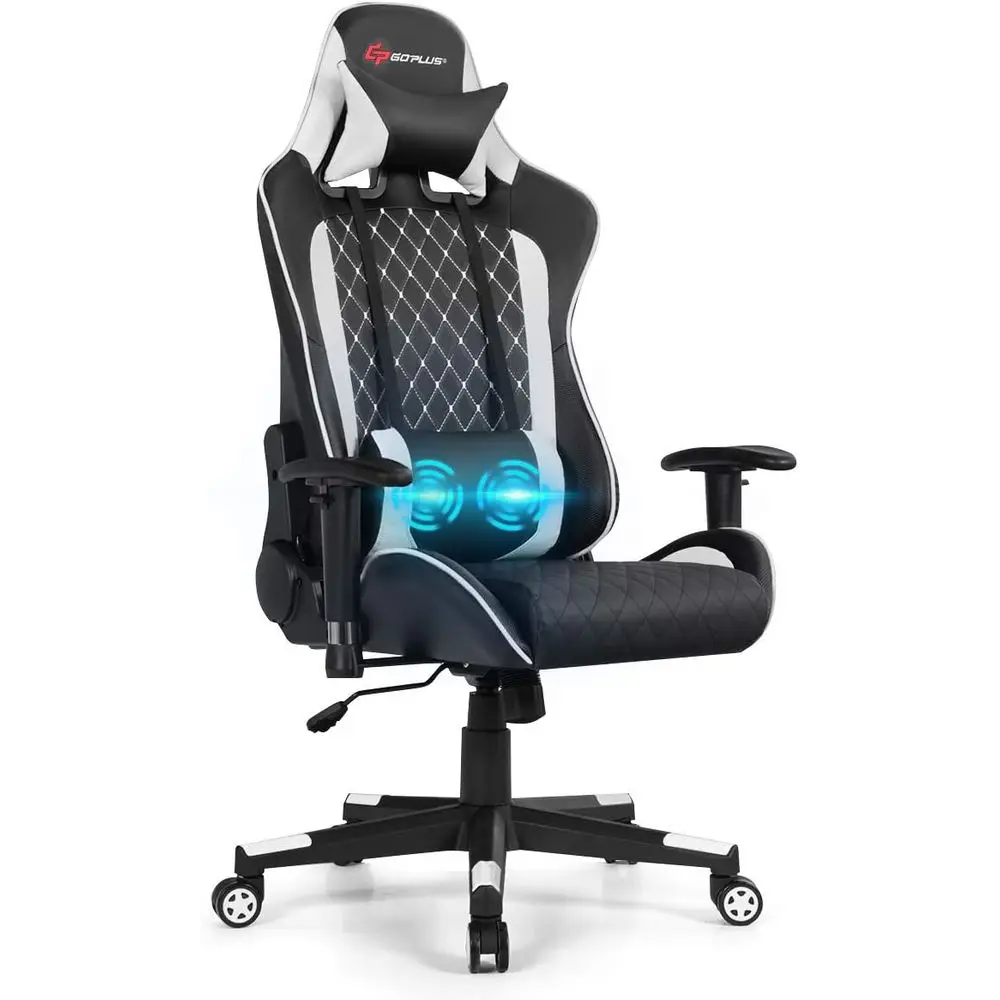Massage - Poltrona da Gaming Ergonomica Regolabile con