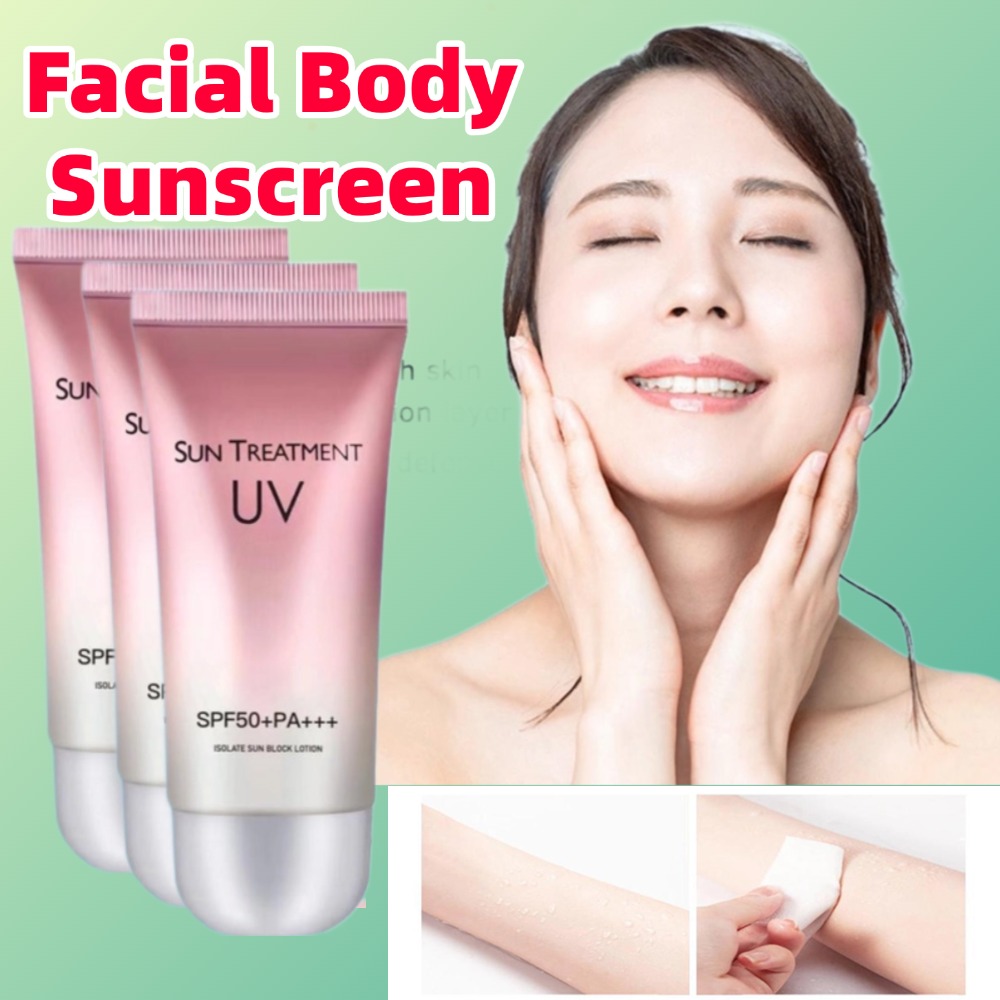 Spf 50 Waterproof Sunscreen - 60ml Protezione solare per il viso