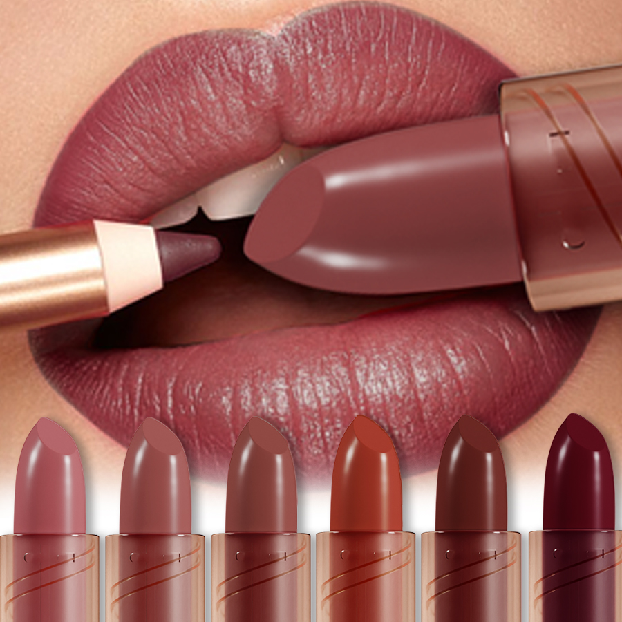 Matte Velvet Lip Tint Long Lasting - Rossetto opaco a 14 colori, non