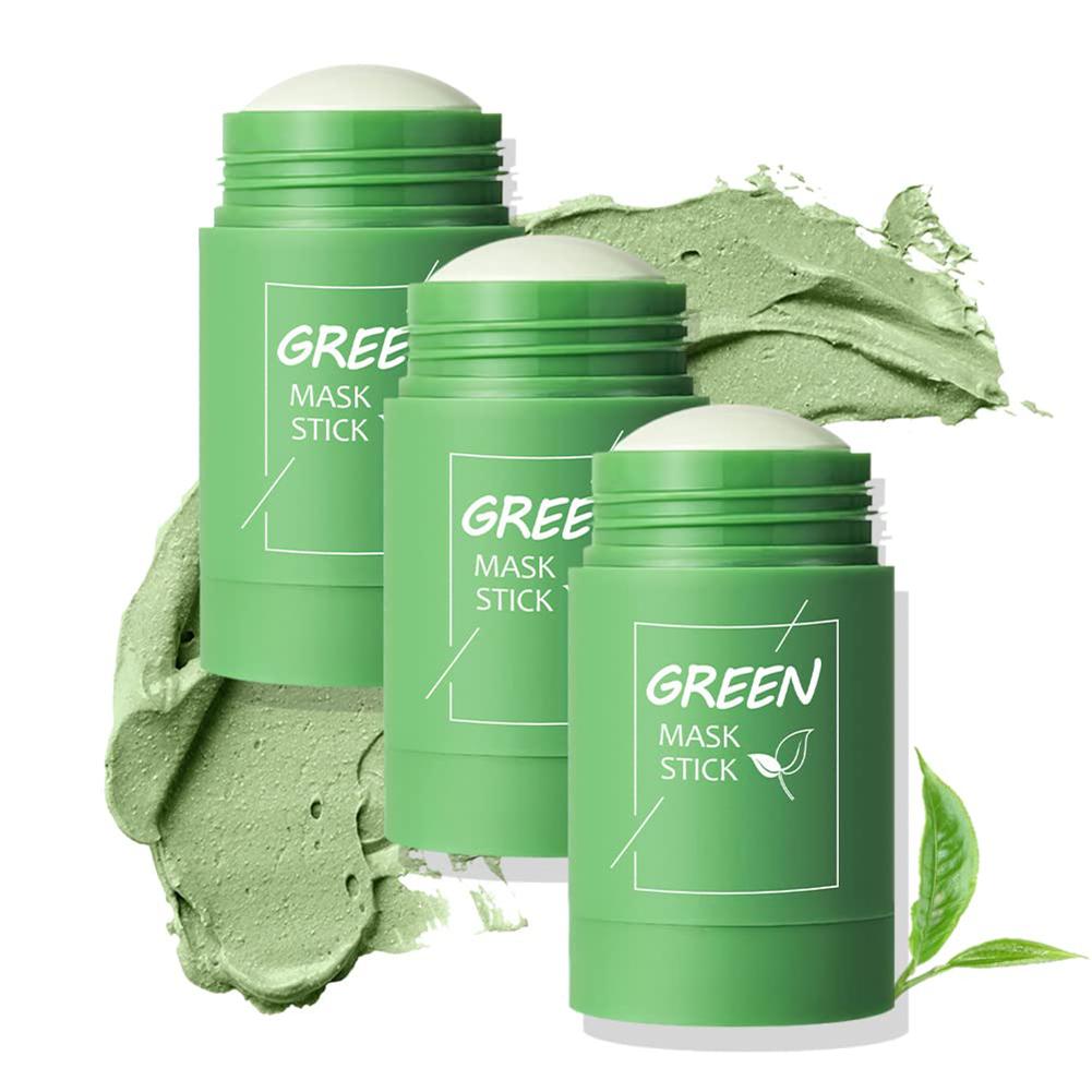 Green Tea Cleansing Clay Mask - 1/3PCS Tè Verde Bastone di Argilla
