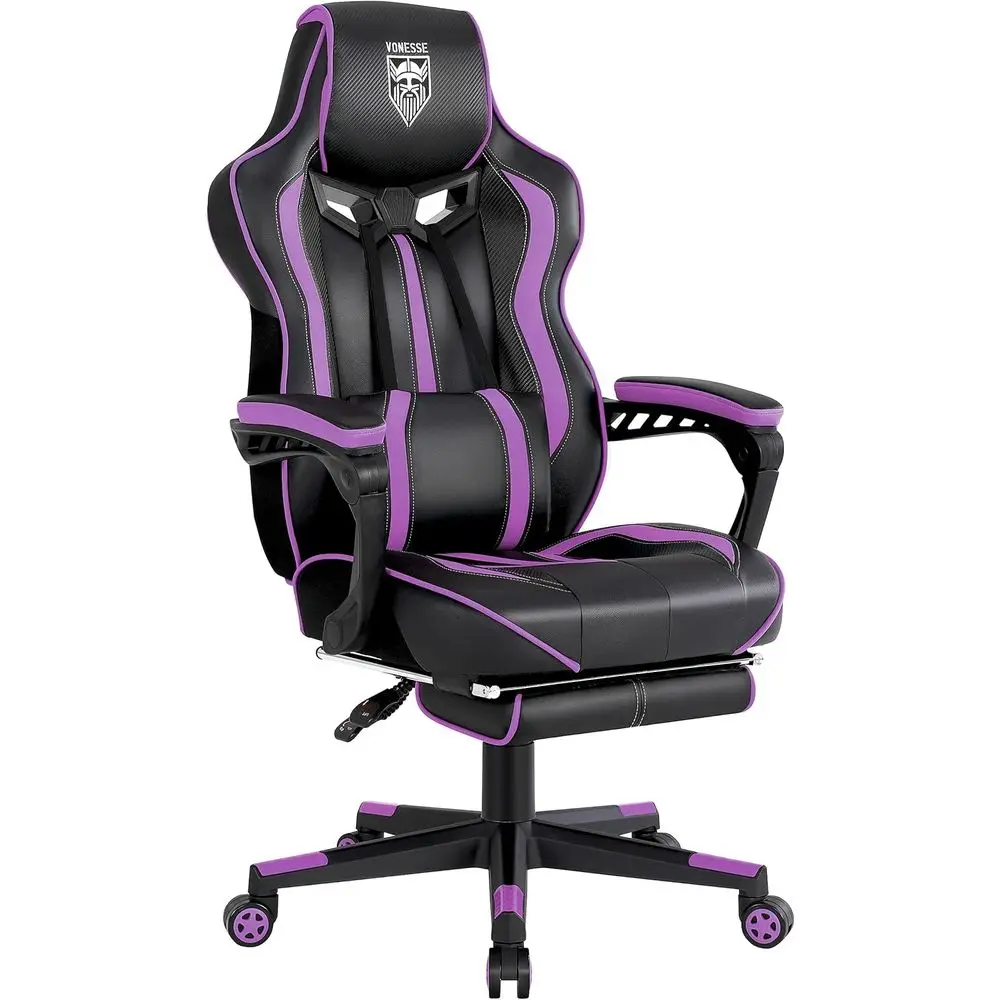 Massage - Sedia da Gaming Ergonomica Reclinabile per