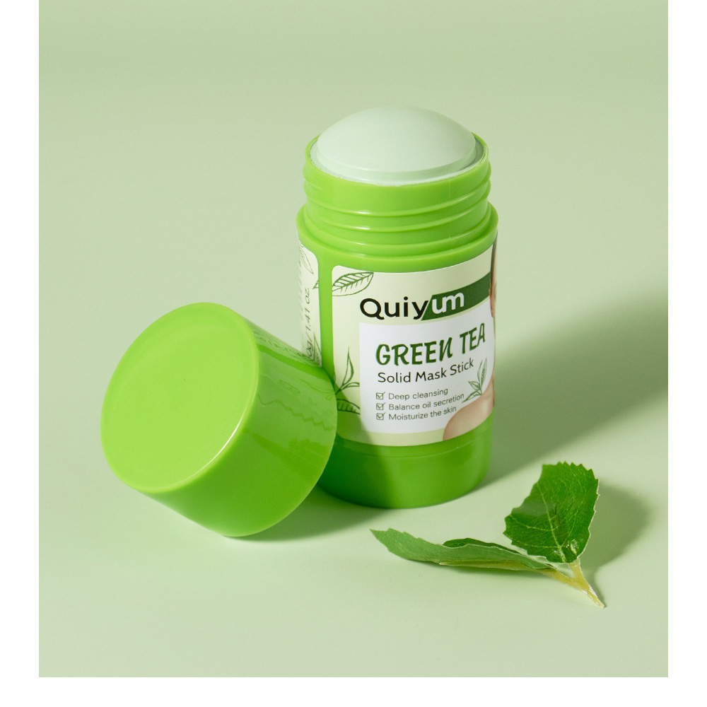 Green Tea Cleansing Clay Mask - QUIYUM Maschera in Stick al Tè