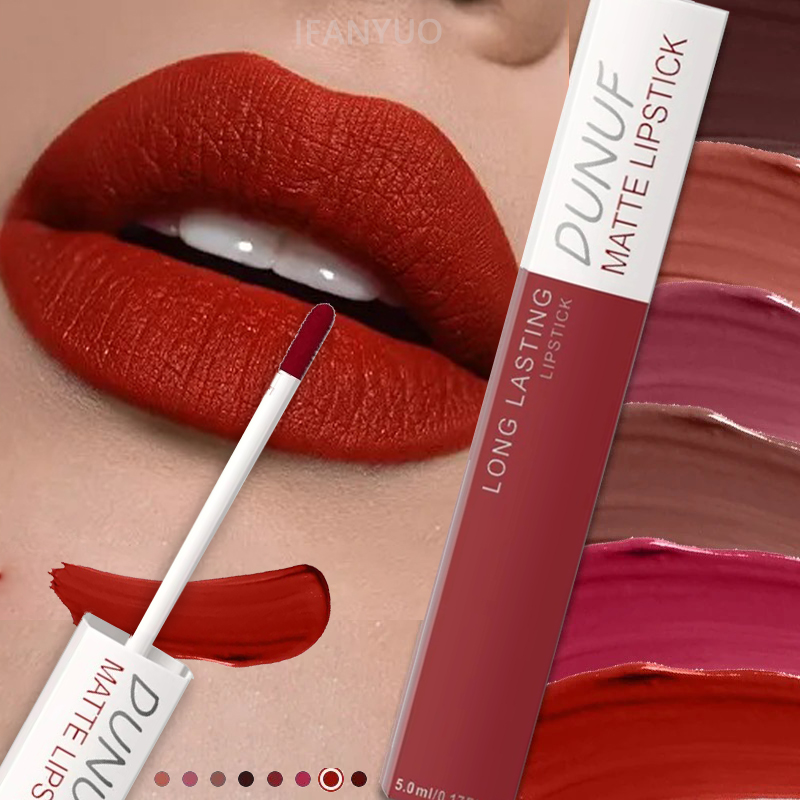 Matte Velvet Lip Tint Long Lasting - Rossetto Opaco Liquido a Lunga Durata,