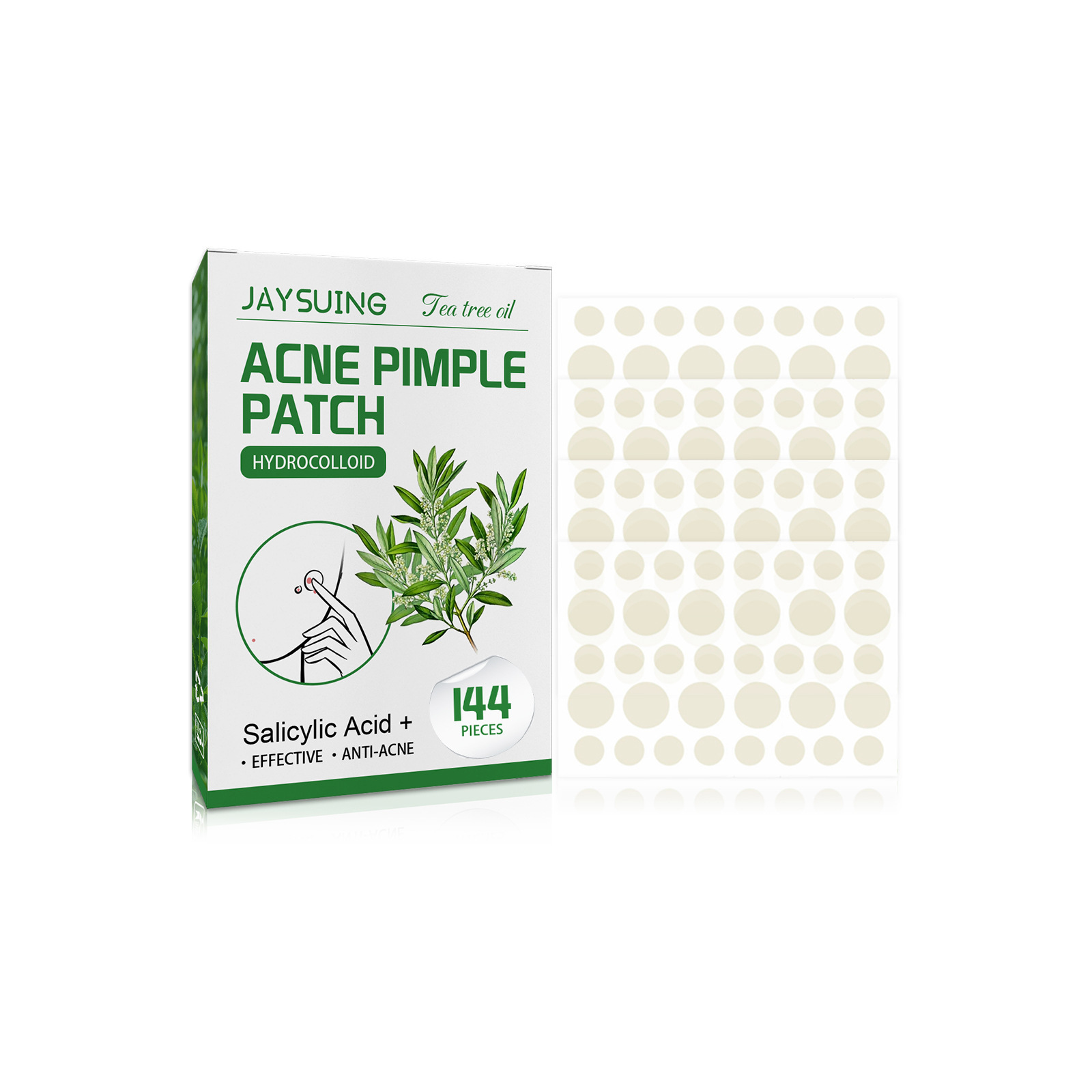 Hydrocolloid Pimple Patch - Cerotti idrocolidi per l'acne: assorbono il