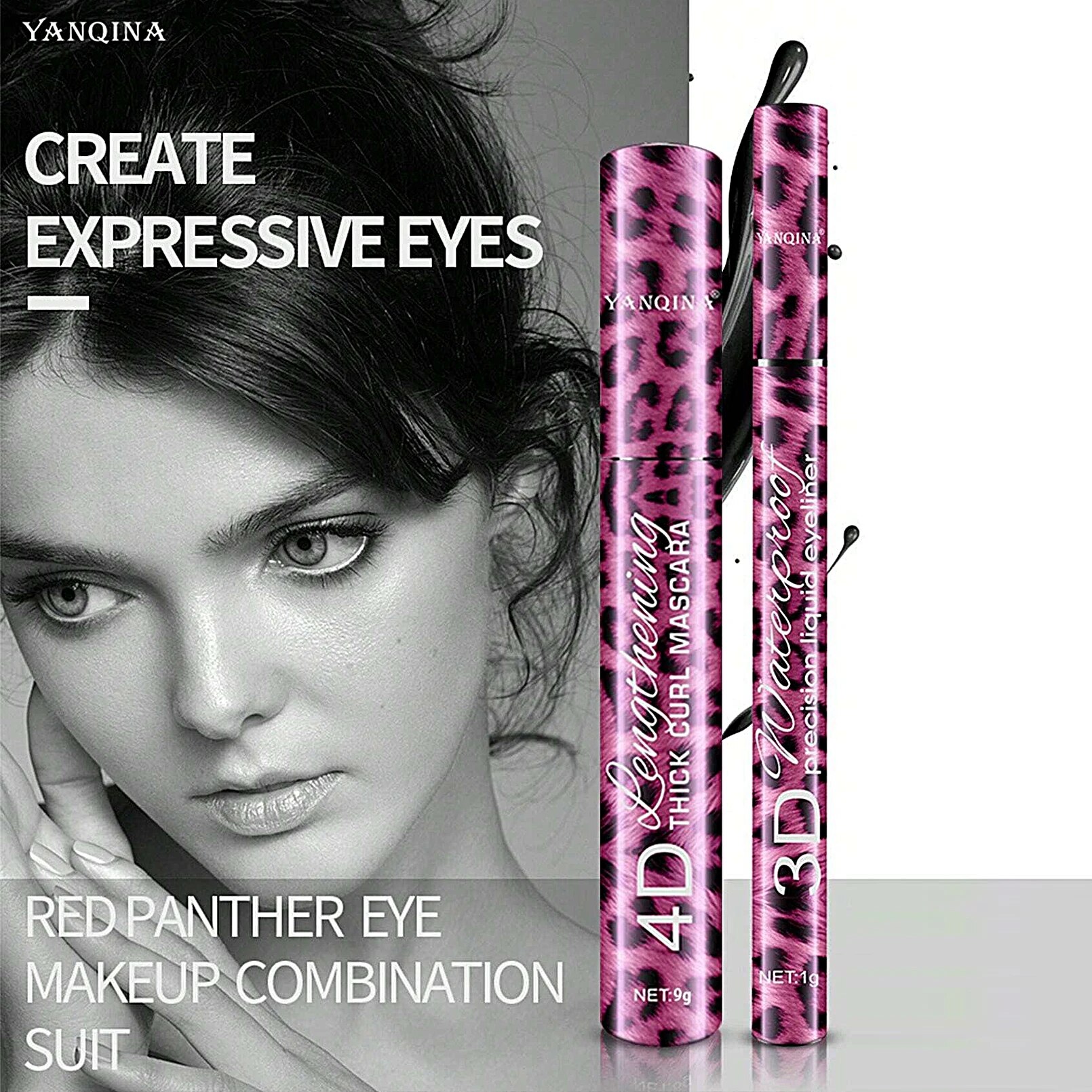YANQINA Liquid Eyeliner Pencil - Waterproof Liquid Eyeliner Pen recensione e prezzo