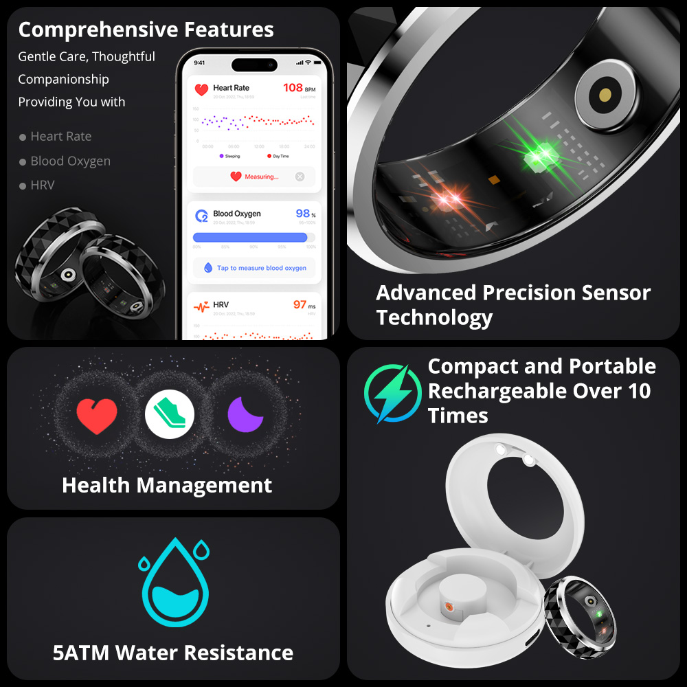 2024 COLMI R11 Smart Ring, ane - Health Monitors recensione e prezzo