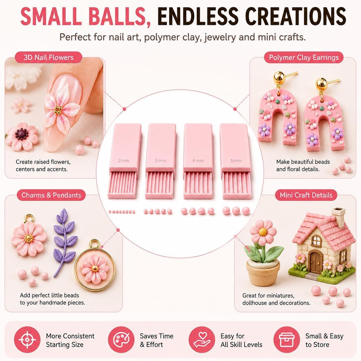 4 Pezzi Strumento per Creare S - Nail Art recensione e prezzo
