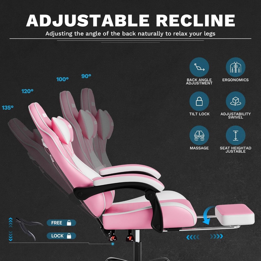 Sedie da Gaming Ergonomiche pe - Massage recensione e prezzo