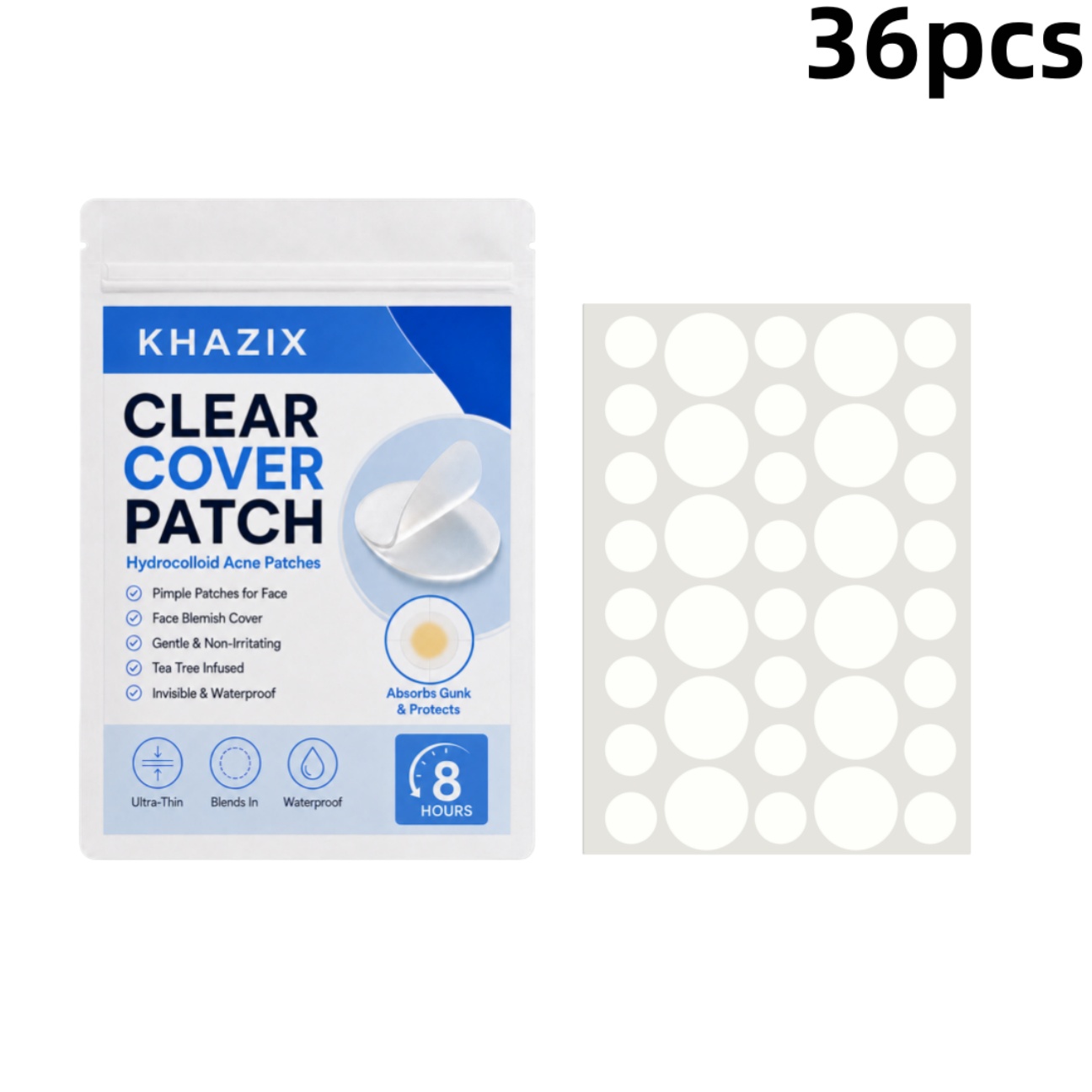 36 Cerotti Trasparenti per Bru - Hydrocolloid Pimple Patch recensione e prezzo