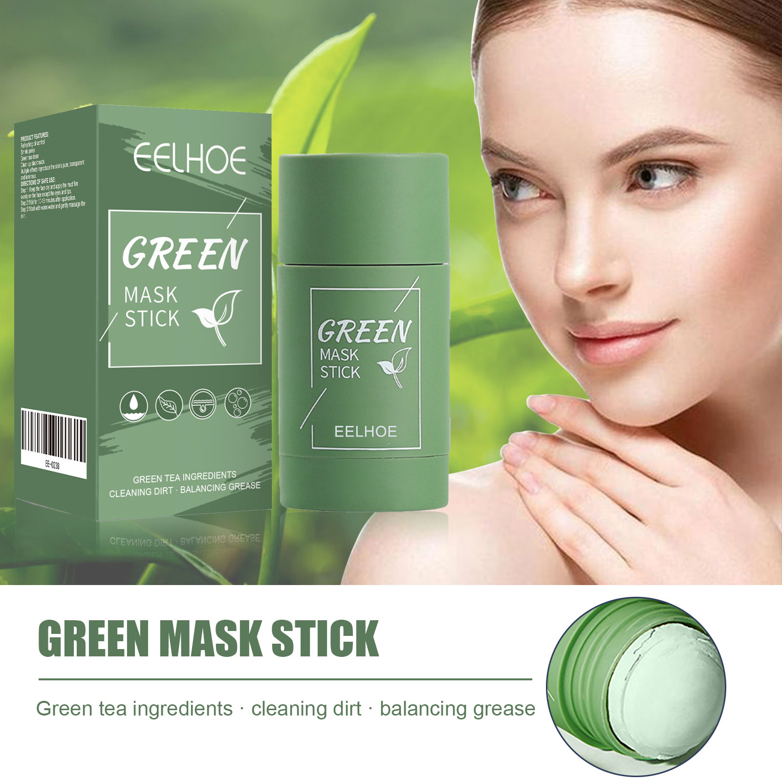 Maschera Solida al Tè Verde -  - Green Tea Cleansing Clay Mask recensione e prezzo