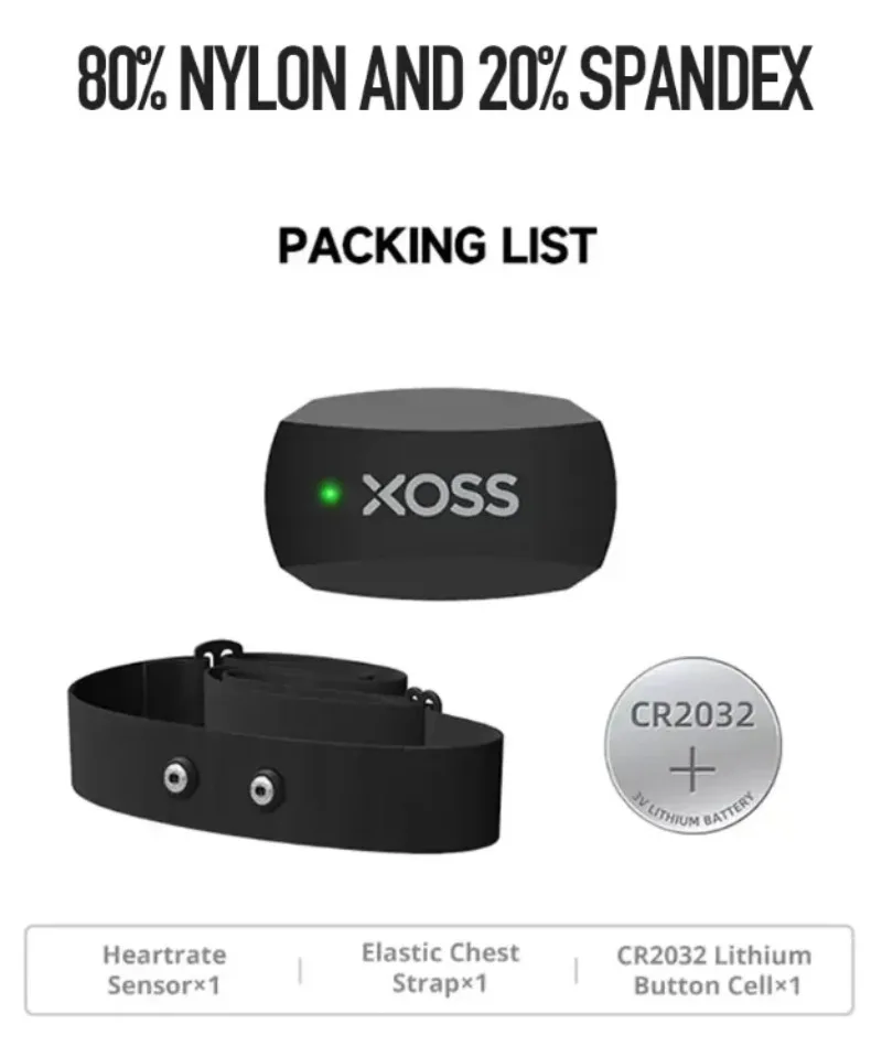 Sensore Cardiaco da Petto XOSS - Health Monitors recensione e prezzo