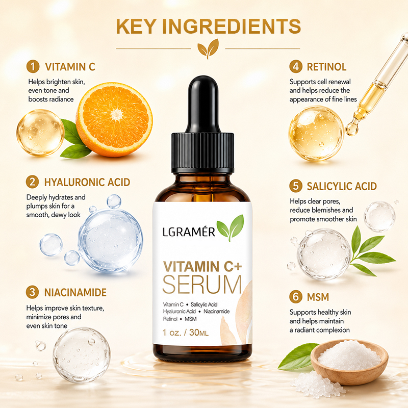 Siero Viso alla Vitamina C+ co - Hyaluronic Acid Facial Serum recensione e prezzo