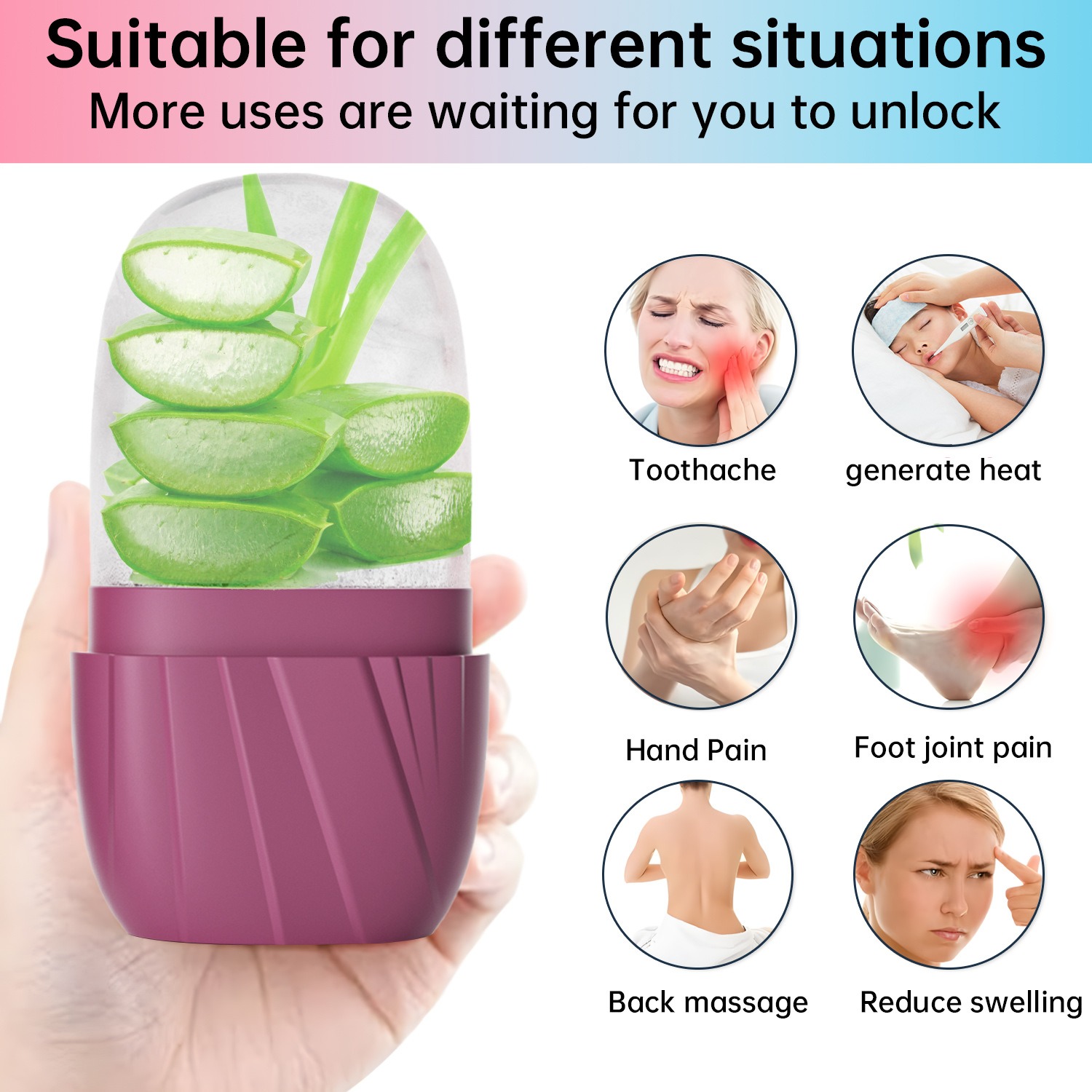 Stampo per ghiaccio estetico a - Face Ice Roller Puffiness recensione e prezzo