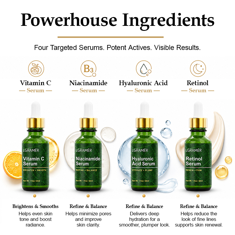 Set di 4 Sieri Viso con Niacin - Niacinamide Pore Shrinking Essence recensione e prezzo