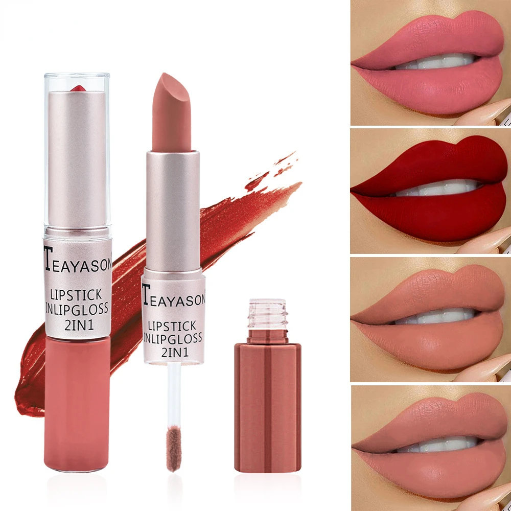 1PC Rossetto rosa Lucidalabbra - Matte Velvet Lip Tint Long Lasting recensione e prezzo