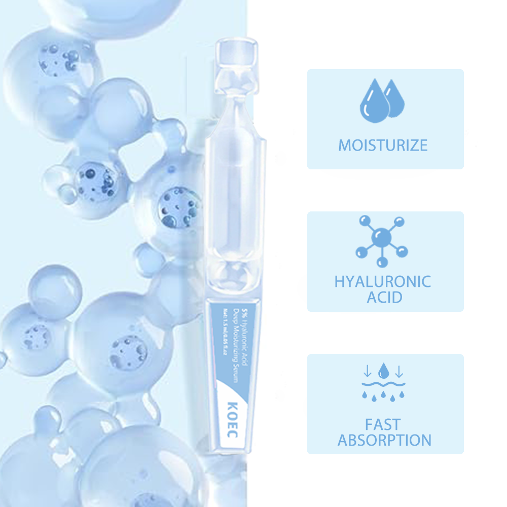 30 pezzi KOEC 5% acido ialuron - Hyaluronic Acid Facial Serum recensione e prezzo