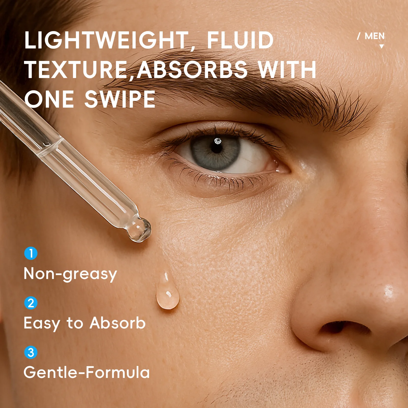 Mens 30ml Siero Viso Idratante - Hyaluronic Acid Facial Serum recensione e prezzo