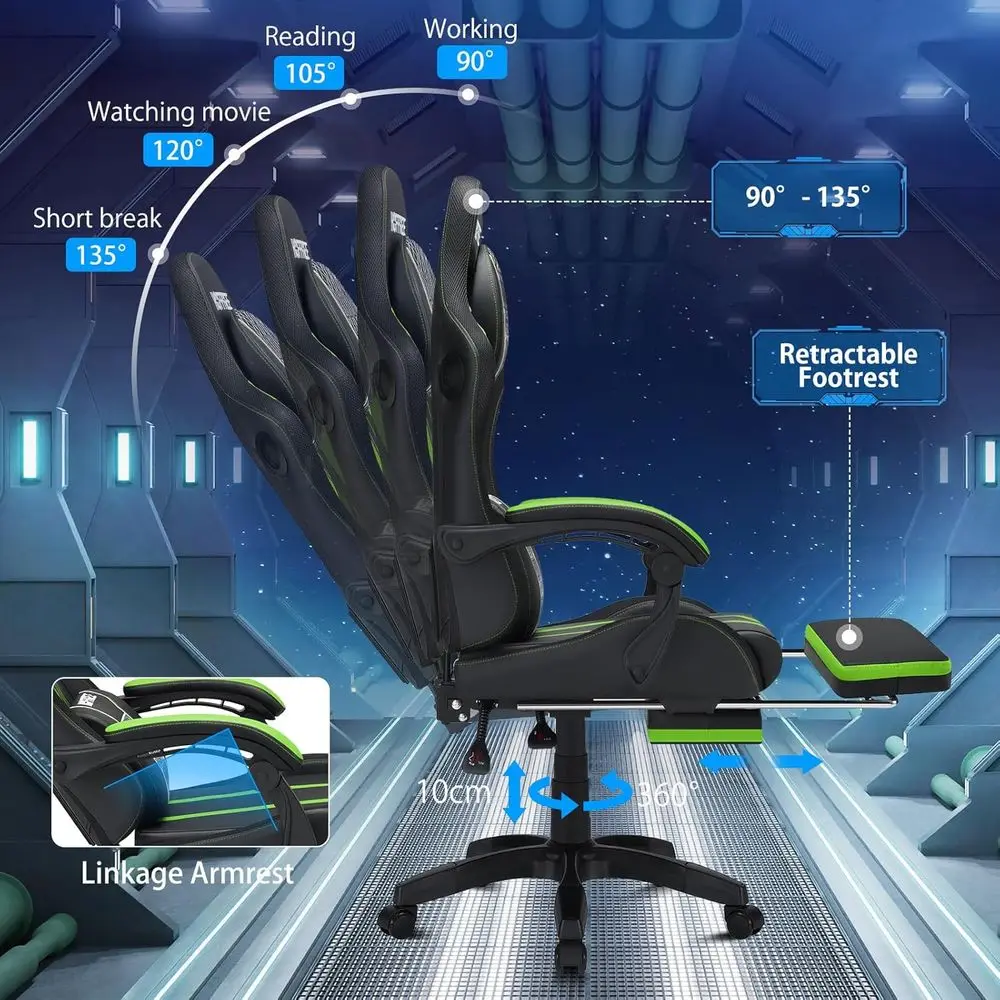 Sedia da gaming ergonomica con - Massage recensione e prezzo