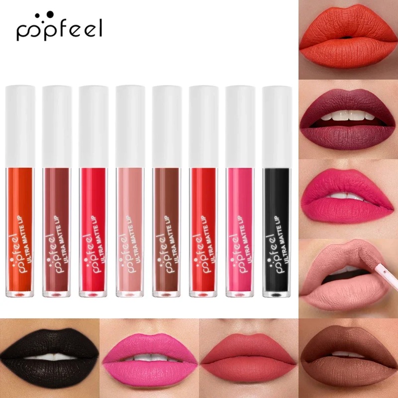 Rossetto liquido nero opaco pu - Matte Velvet Lip Tint Long Lasting recensione e prezzo