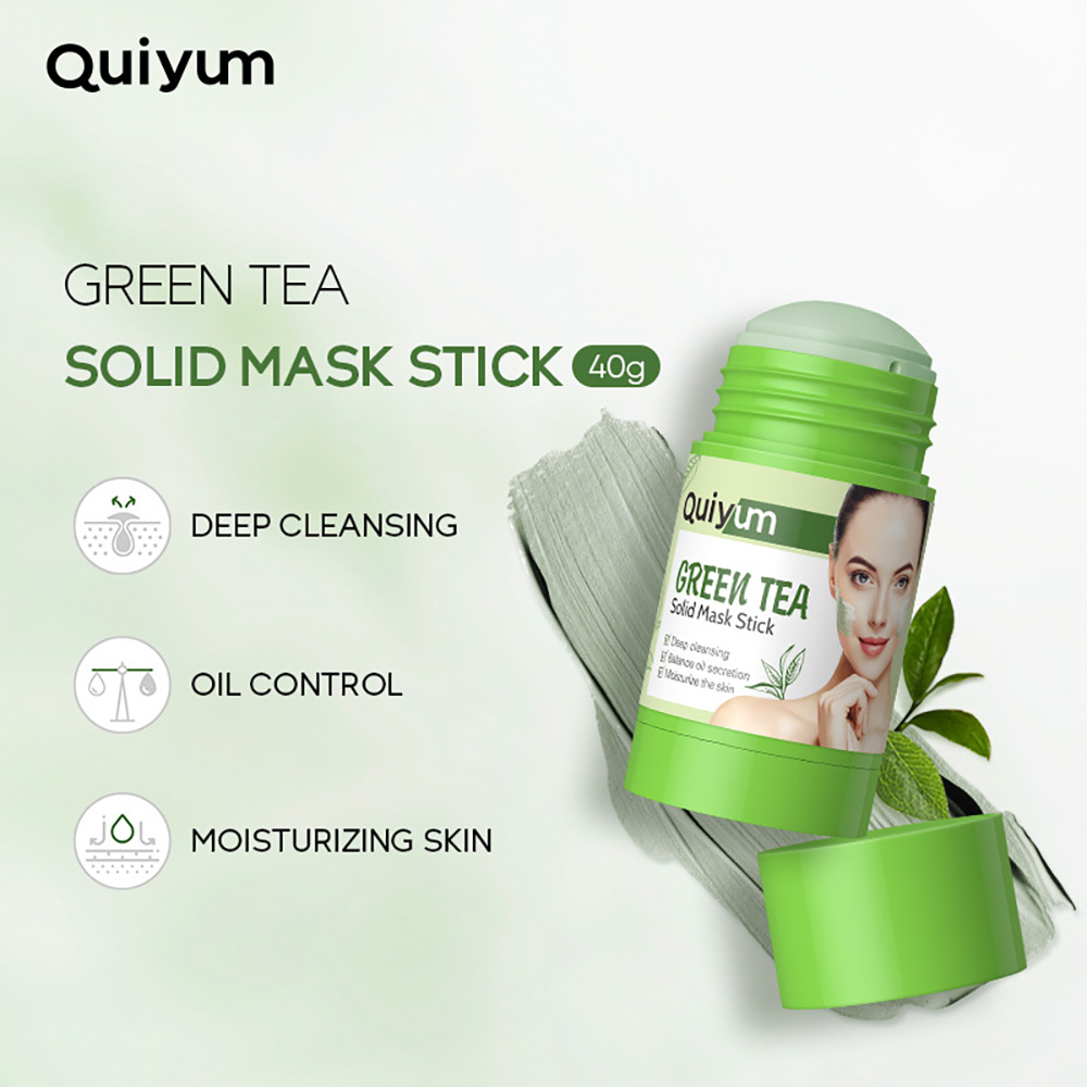 QUIYUM Maschera in Stick al Tè - Green Tea Cleansing Clay Mask recensione e prezzo