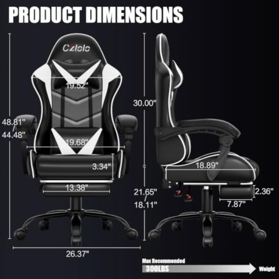 Sedia da Gaming con Poggiapied - Massage recensione e prezzo