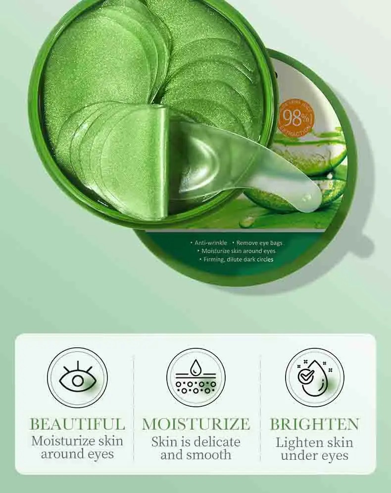 60 pz Aloe Vera Collagene Masc - Collagen Under Eye Patches recensione e prezzo