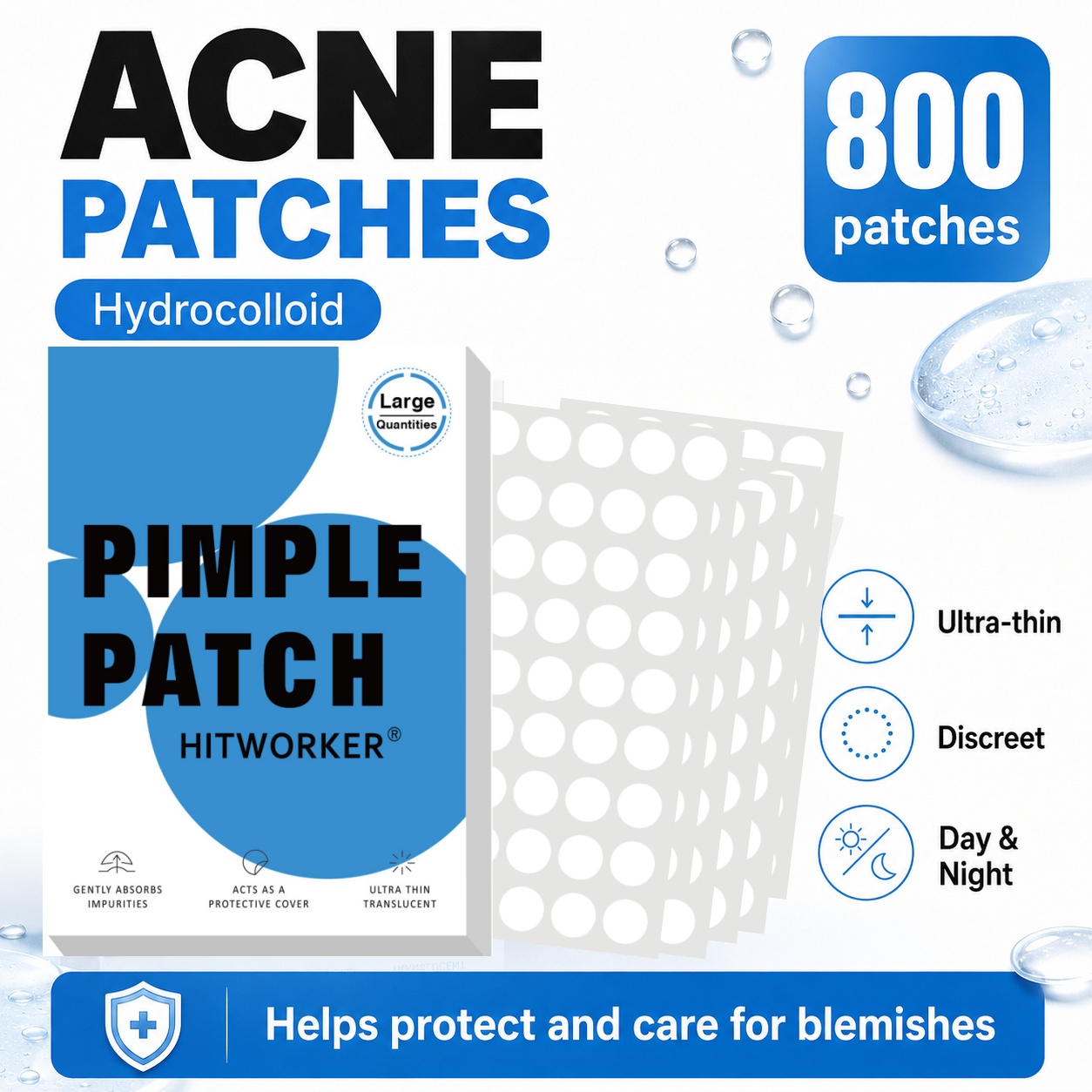 800 Pezzi Cerotti Idrocolloida - Hydrocolloid Pimple Patch recensione e prezzo