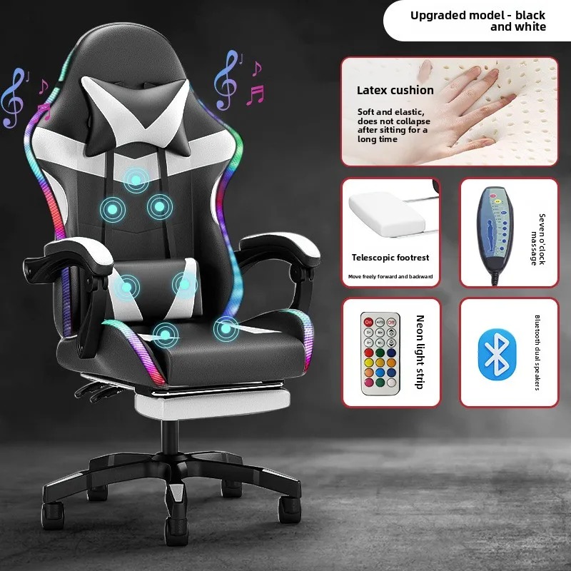 Sedia da Gaming con Luci e Alt - Massage recensione e prezzo