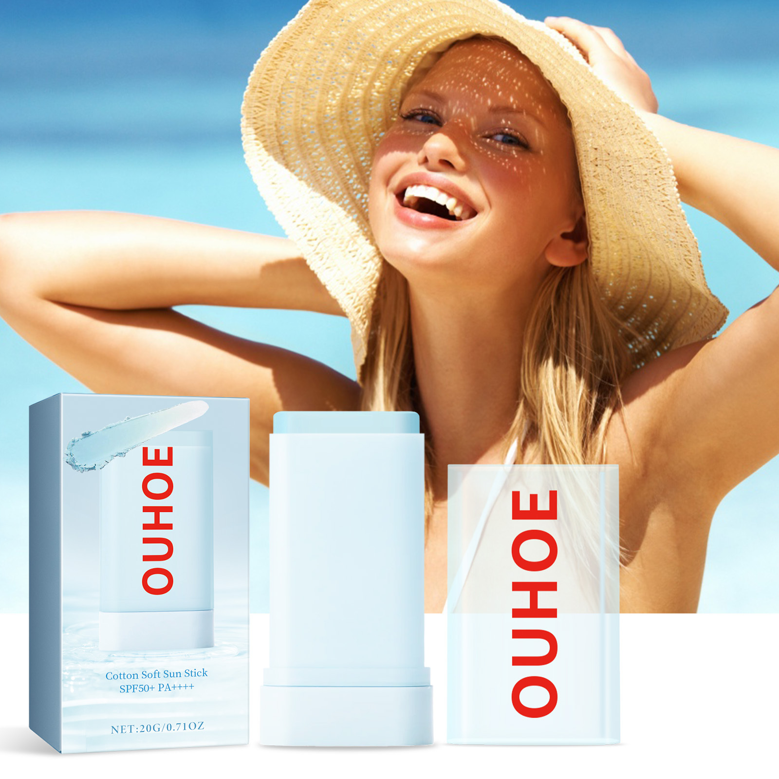 OUHOE crema di protezione UV S - Spf 50 Waterproof Sunscreen recensione e prezzo