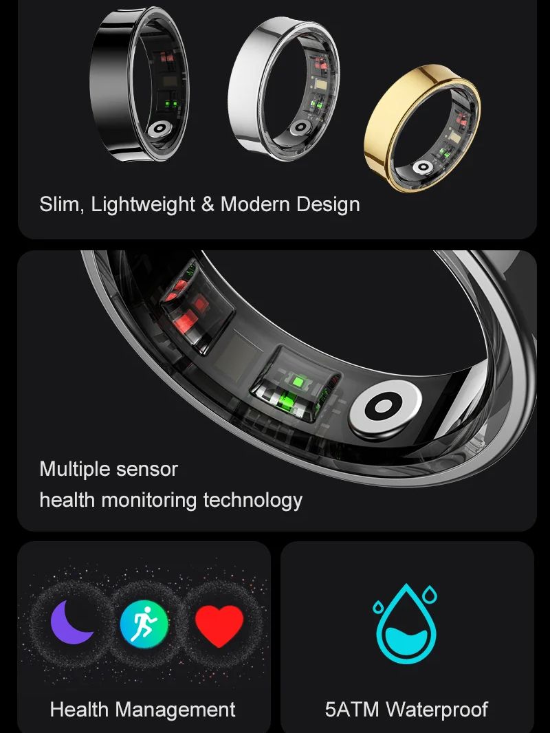 Nuovo Smart Ring R09 Health Mo - Health Monitors recensione e prezzo